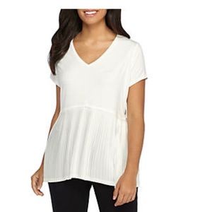 Plus Size Pleated Top
